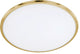 Seattle LED Ceiling Light, Satin Brass, 16"
