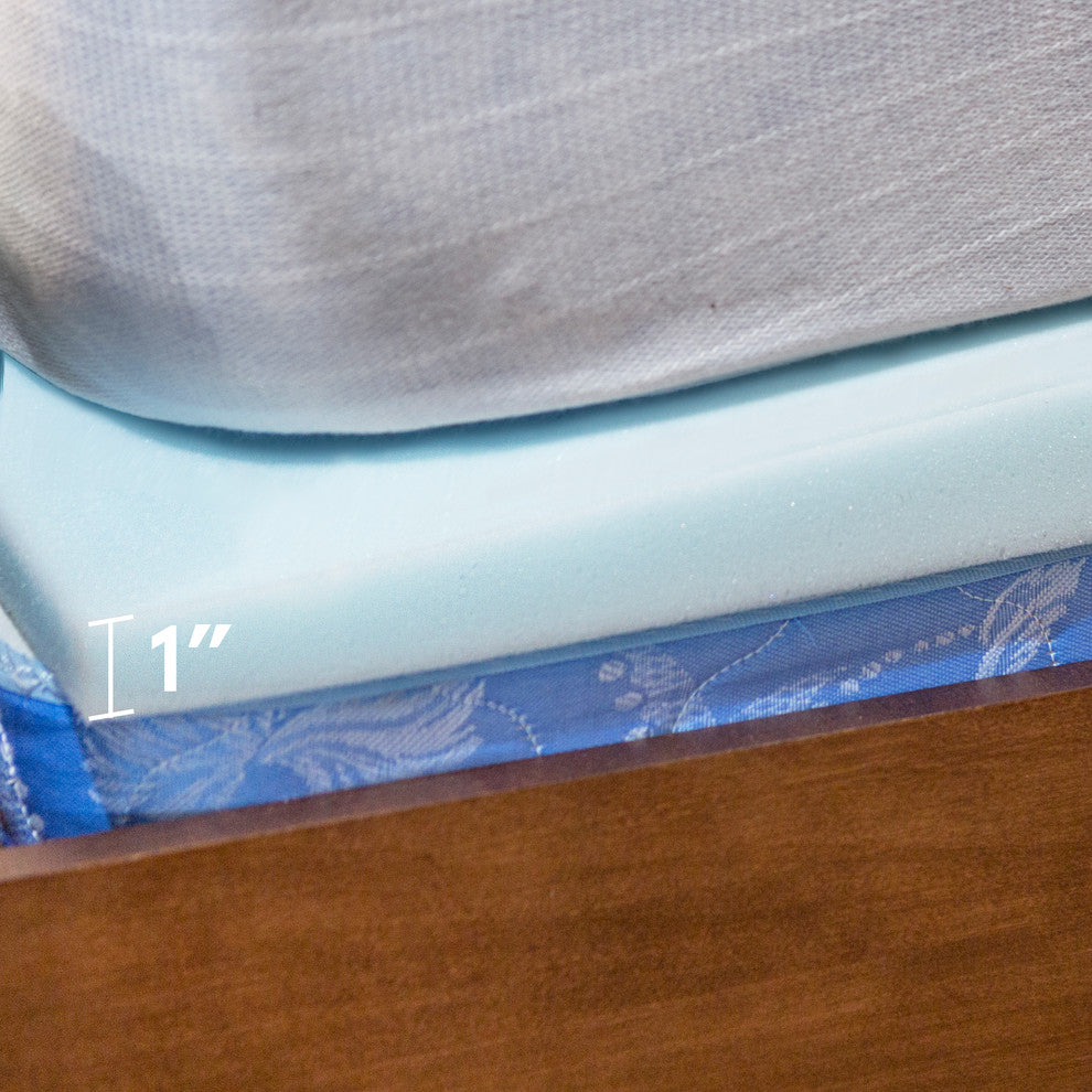 Avana Mattress Elevator, Under Bed 7" Incline Foam Support, Twin