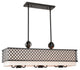 Livex Lighting Arabesque English Bronze Light Linear Chandelier