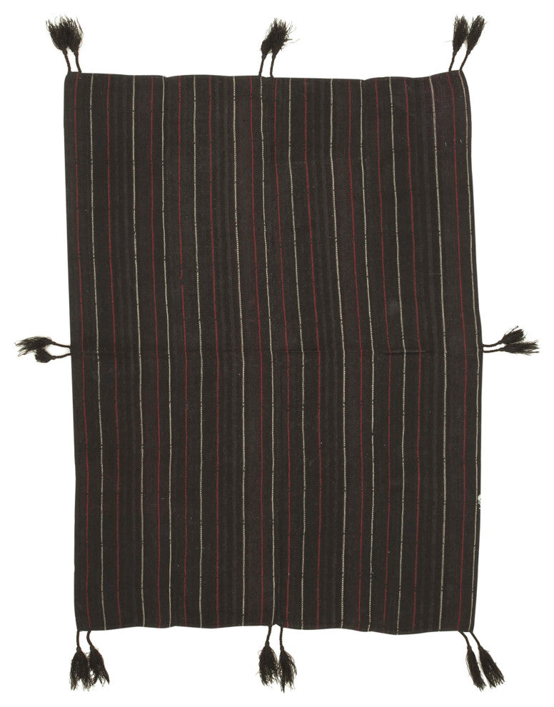 Rug N Carpet - Handmade Oriental 4' 6'' x 6' 0'' Tribal Kilim Rug