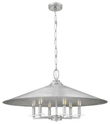 Rialto 6-Light Pendant, Signature Pewter