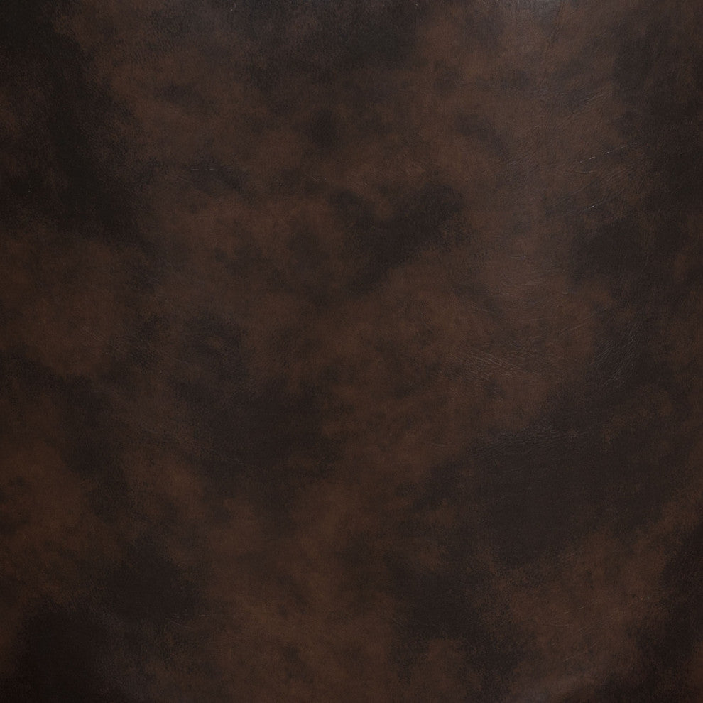 Bully Lounge Chair and Ottoman Brown