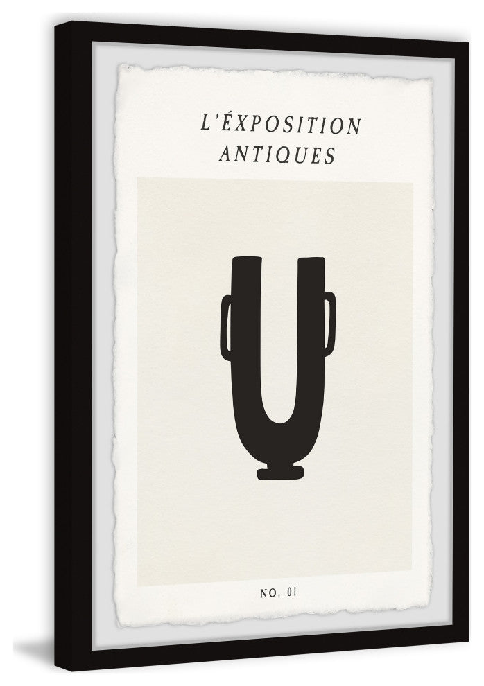 "L'Exposition Antiques" Framed Painting Print, 20x30