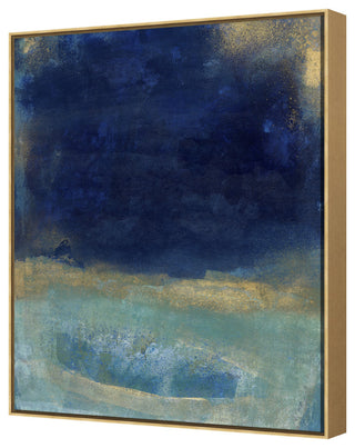 Deep Blue 1 Fine Art Print, Gold, 36"x30"