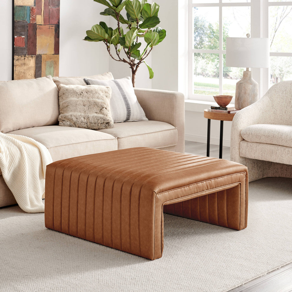 Atkinson PU Coffee Table, Vintage Cider