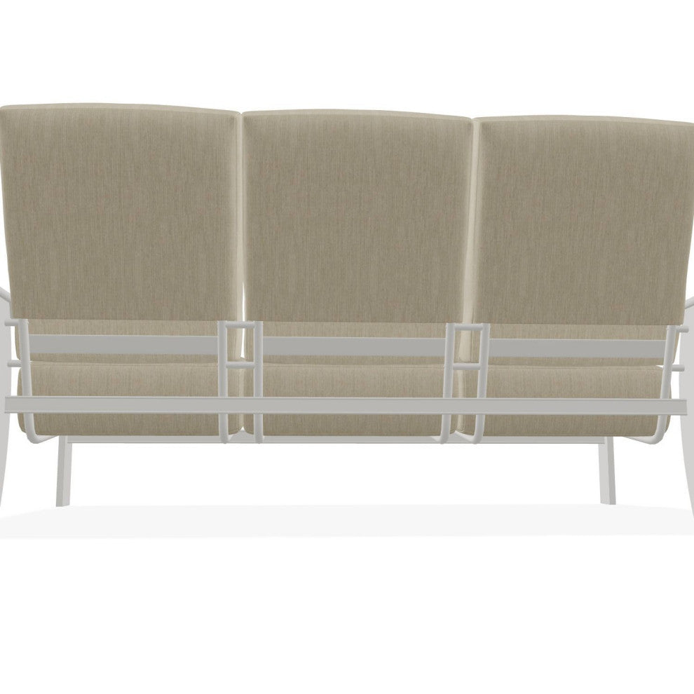 St. Catherine Deep Seat 3-Seat Outdoor Sofa, Huskie/Snow