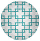 Bamboo Spring Chenille Rug, Explorer Blue, 5' Round
