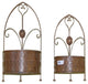 2 Piece Of Metal Wall decor, Gold