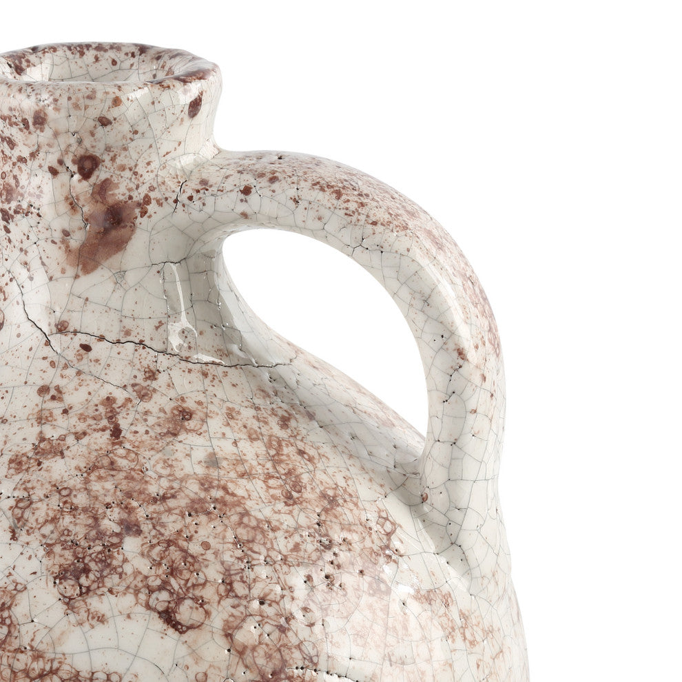 Marne Brown and Off White Demijohn, 3-Piece Set