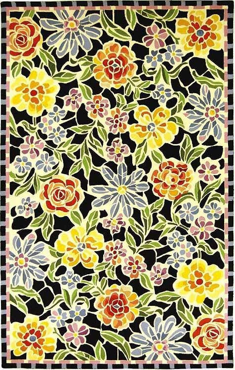 Safavieh Chelsea HK214B 4' Round Black Rug