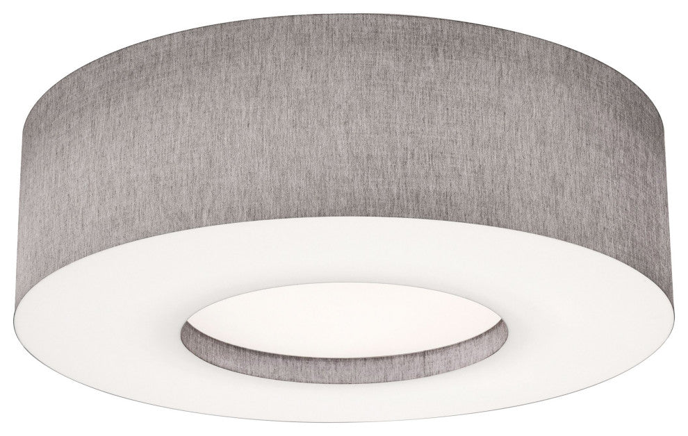 Montclair 30" LED Flush Mount, Gray Finish
