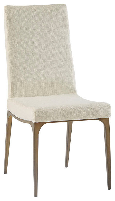 Madison Park Dining Chairs Set of 2 With Bronze Metal Legs