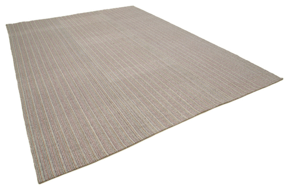 Rug N Carpet - Handmade Turkish 9' 4'' x 13' 0'' Flatweave Wool Kilim Rug
