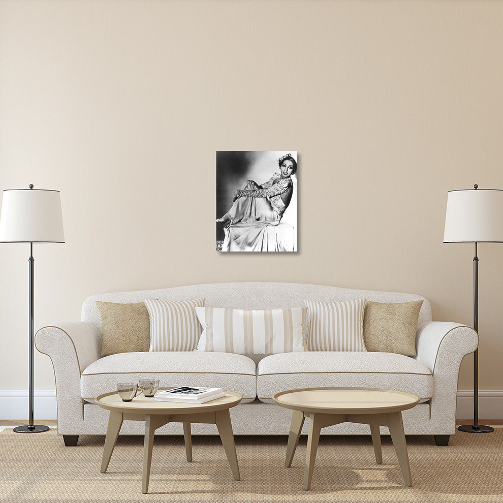 "Josephine Baker" Stretched Canvas Giclee by Hollywood Photo Archive, 24"x30"
