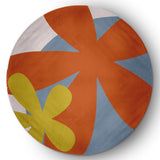 Bold Flowers Modern & Contemporary Chenille Area Rug