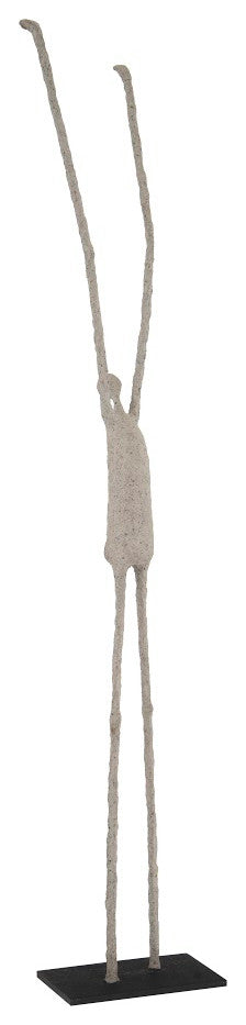 Human Sculpture, Hands Up, Paper Mache