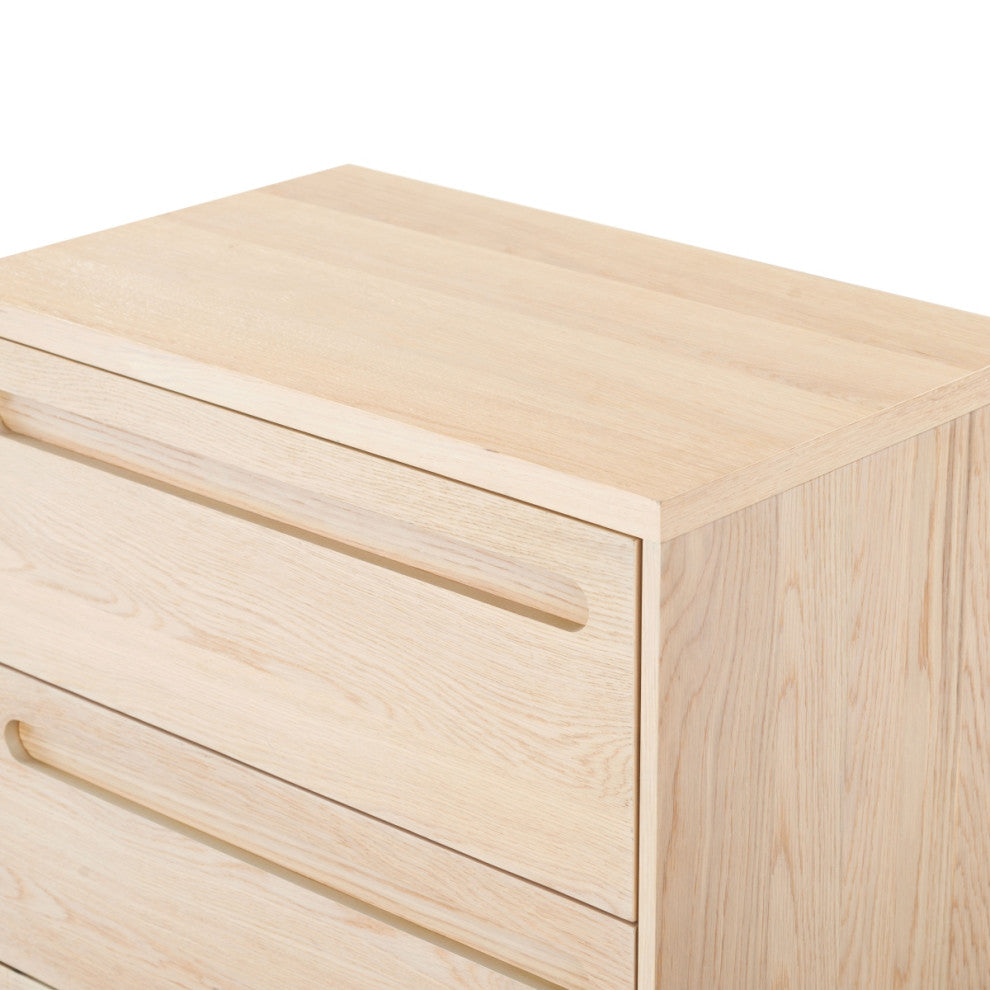 Safavieh Couture Tobiette 2 Drawer Nightstand, Oak