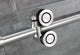Langham 48"x77.5" Completely Frameless Sliding Shower Door Right Base, Stainless