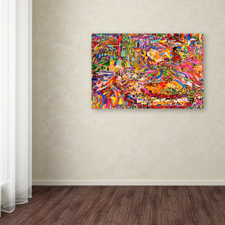 Josh Byer 'A Robot Imagines A Hamburger' Canvas Art, 14x19