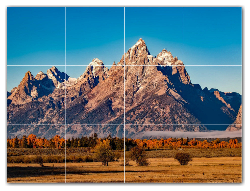 Mountains Ceramic Tile Wall Mural HZ500882-43M. 24" x 18"