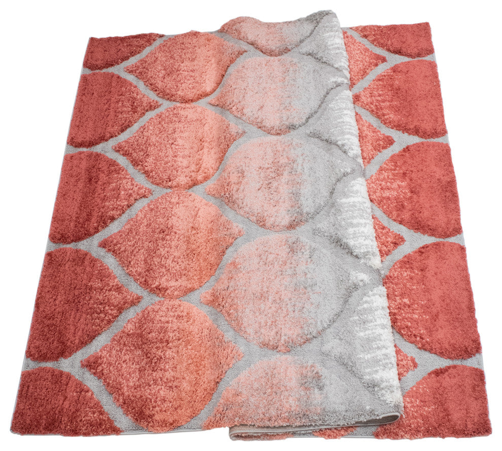 Noori Rug High-low Theron Grey/Terracotta Rug