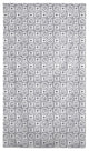 Dark Gray Boho Circles 58 x 102 Outdoor Tablecloth