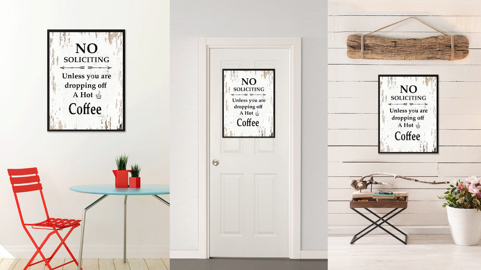 Dropping Off A Hot Coffee Inspirational, Canvas, Picture Frame, 13"X17"