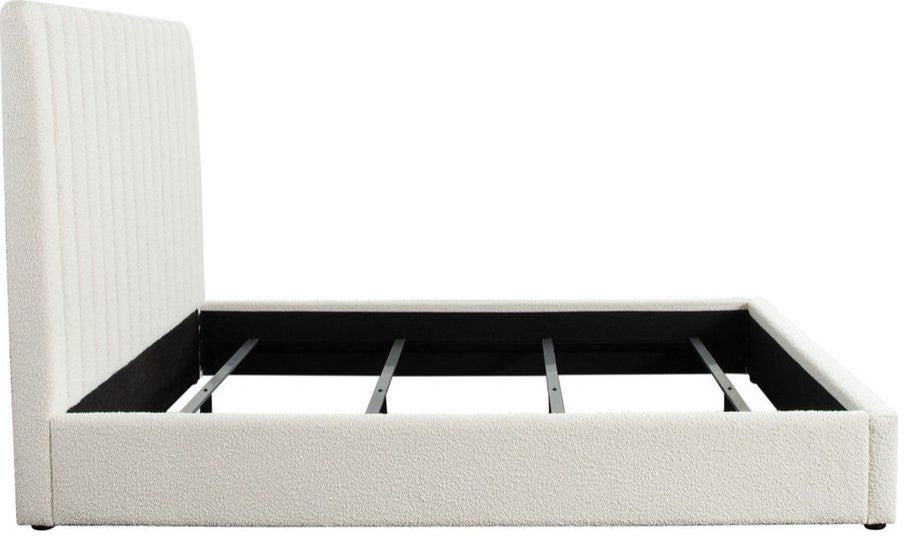 Brooke 54" Queen Bed in Ivory Boucle by Diamond Sofa