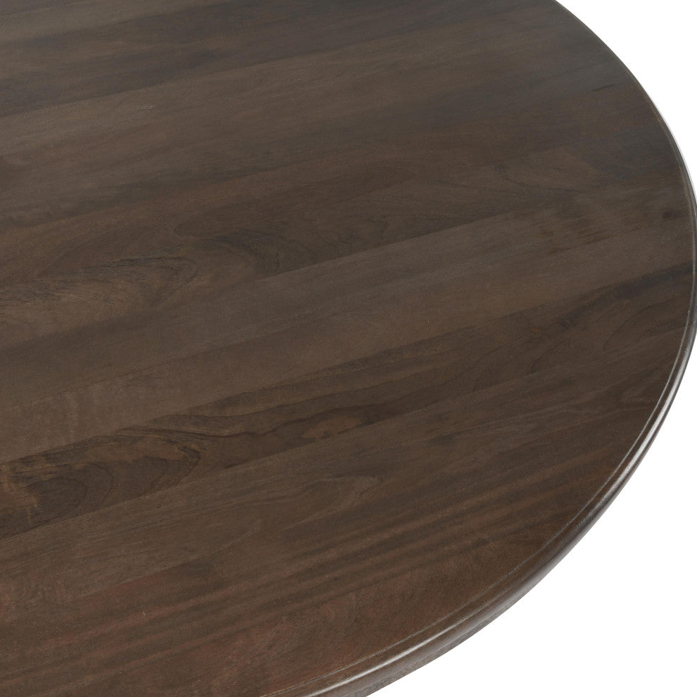 Brookside Round Dinning Table, Cocoa Brown, 60"