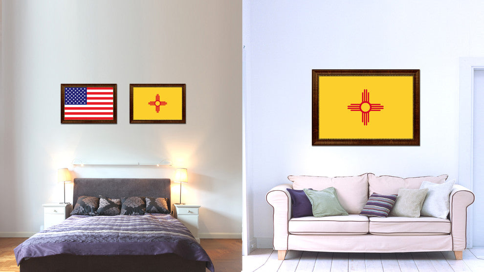 New Mexico State Flag Canvas Print, 19"x27"