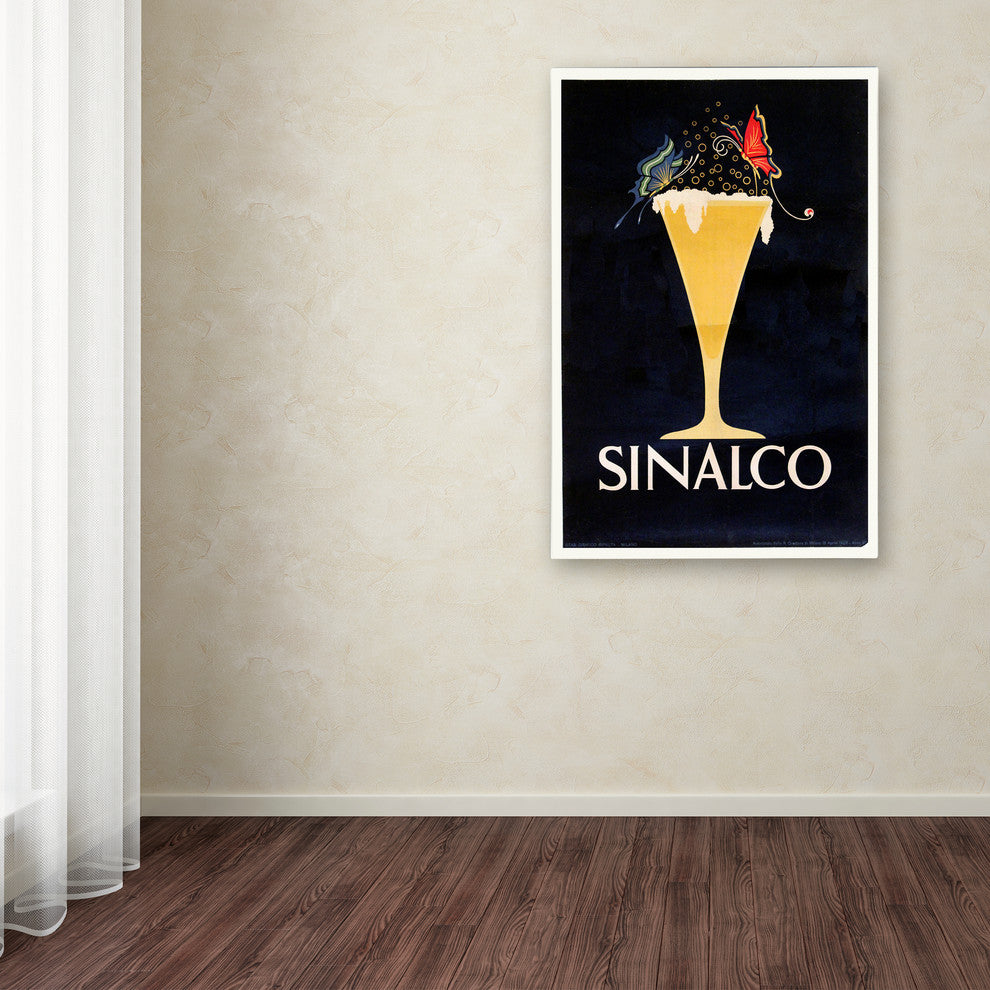 Vintage Apple Collection 'Sinalco' Canvas Art, 16x24