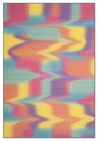 Safavieh Paint Brush Ptb117A Rug, Fuchsia/Yellow, 3'x5'