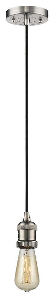 INNOVATIONS LIGHTING 201C-SN Bare Bulb 1 Light Mini Pendant