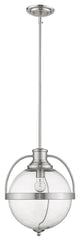 Kassian 1-Light Satin Nickel Pendant