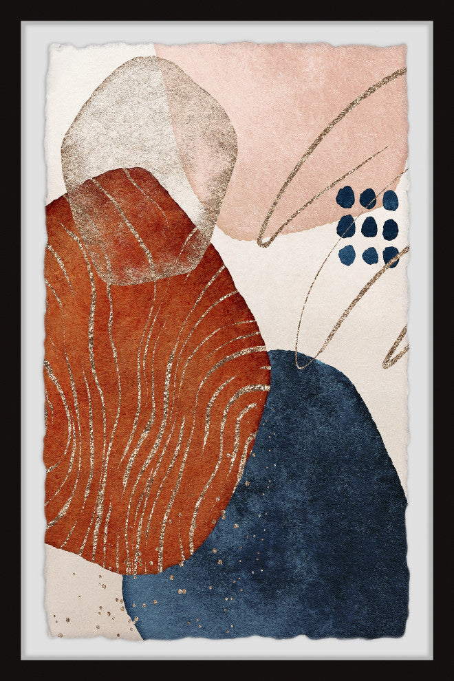 "Lost Direction" Framed Painting Print, 30x45