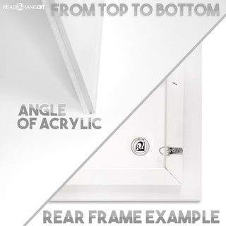 Indoor/Outdoor Wall Decor 'Window Light' in ArtPlexi, 20"x3