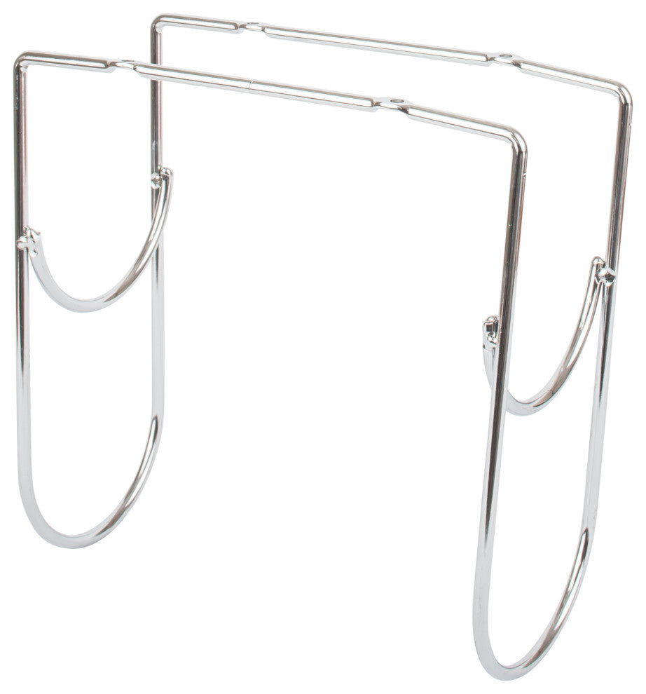 Polished Chrome Under Cabinet Wine Bottle Rack