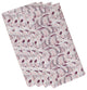 Fishwich, Animal Print Napkin, Purple, Set of 4