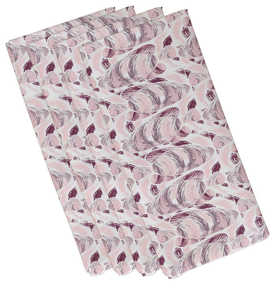 Fishwich, Animal Print Napkin, Purple, Set of 4