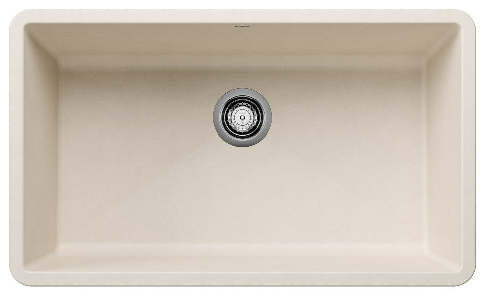 Blanco 440150 Precis 32" Undermount Single Basin SILGRANIT - Soft White