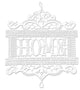Macrame Home 6.75" x 5.75" Ornament Set Of 2, White
