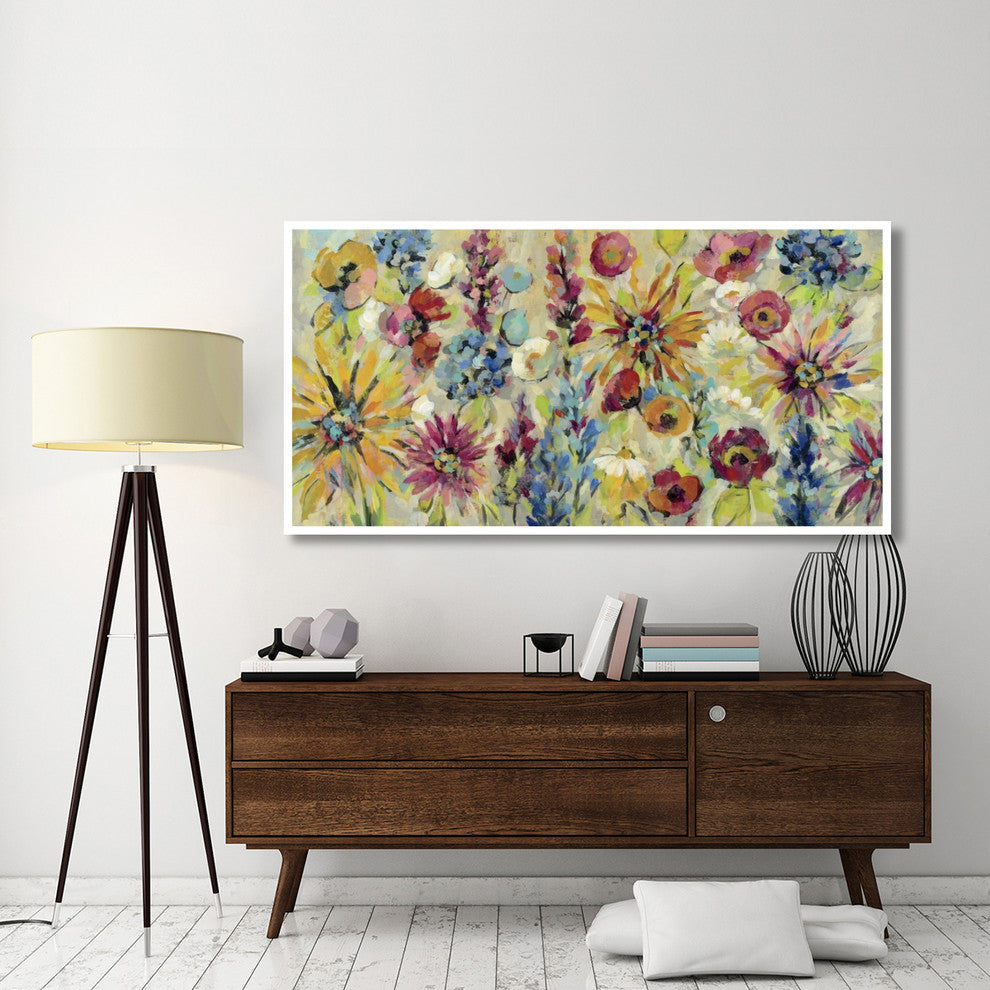 "May Garden" Digital Paper Print by Silvia Vassileva, 74"x38"