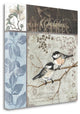"Chickadee Sampler II" By Anita Phillips, Giclee Print on Gallery Wrap Canvas
