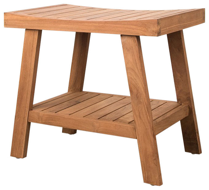 Teak Shower, Bench
