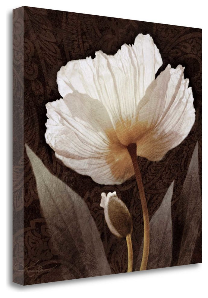 "Paisley Poppy I" By Keith Mallett, Giclee Print on Gallery Wrap Canvas