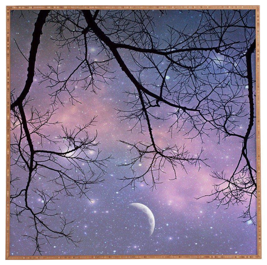 Deny Designs Shannon Clark Twinkle Twinkle Framed Wall Art, 30x30x1