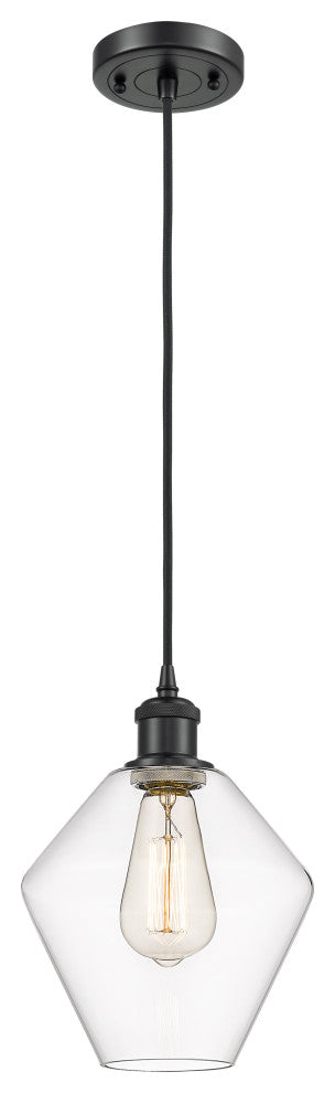 Innovations 516-1P-BK-G652-8 1-Light Mini Pendant, Matte Black