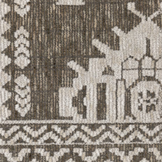 Iris Two-Tone Triple Medallions Grey/ Light Grey Area Rug 7'10" x 10'10"