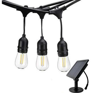 Solar Powered LED String Light, Dusk to Dawn Feature, Outdoor Rated