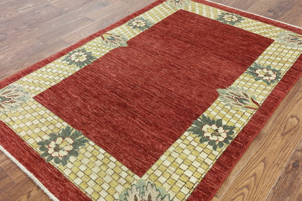 Gabbeh Design Chobi Quality Area Rug 4'x6', W2116